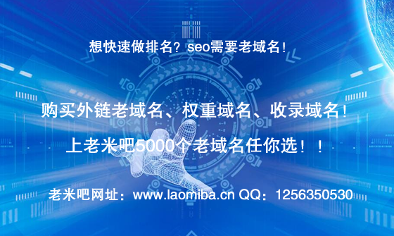 想快速做排名？購(gòu)買老域名上老米吧。